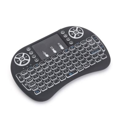 China Newest Backlight a8 Wireless Keyboard China Top Ten Selling Products 2.4G Air Mouse Mini Wireless Keyboard i8 Backlit Remote Controller for sale