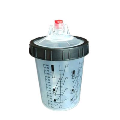 China China-chic new 800cc disposable plastic paint mixing cup with good quality for car paint for sale