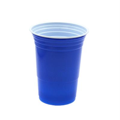 China 16oz Disposable Plastic Beer Pong Game Cups for sale