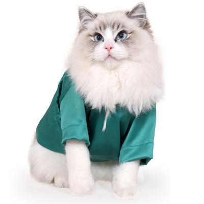 China New Summer Modern Comfortable Pet Colorful Cat Indoor Outdoor Indoor T-shirt Clothes Casual Cool Luxury Cat Clothes for sale