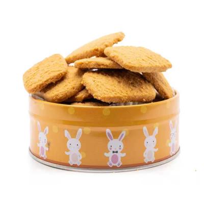 China 100g Gluten Free Tin Packing Mini Butter Cookies and Biscuits for sale