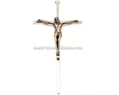 China China Crucifix metal cross Jesus hanging religious inspirational INRI for sale