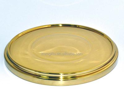 China Stainless Steel Communion Ware Set Stainless Steel Tray Base Gold for sale