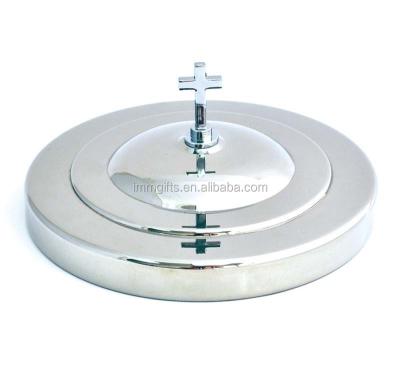 China Stainless steel Communion ware set stainless steel bread plate cover silver for sale