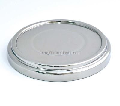 China Stainless Steel Communion Items Set Basic Stainless Steel Bread Dish Silver for sale