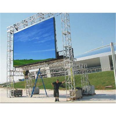 China SMD P 8mm Full Color LED Display For Outdoor Advertising , 5000 cd / ㎡ 120° for sale