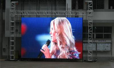 China P10 mm SMD 5050 Rental LED Screen , 50Hz 16*16 Led Display Board for sale