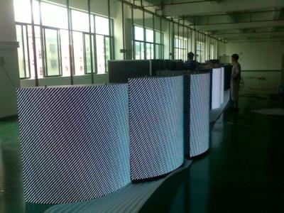 China P3 Curve Indoor Advertising LED Display SMD2121 , Static LED Display 1500 cd / ㎡ for sale