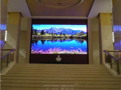 Cina esposizione di LED di pubblicità dell'interno di 3mm 4K, esposizione di LED statica per il × 32 dell'hotel 64 in vendita