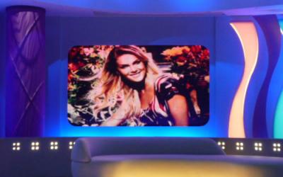 China High Definition Indoor Advertising LED Display P3 / P4 / P5 62mm LED Screen for sale