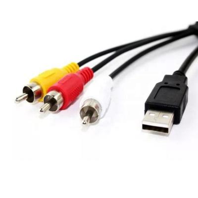 China Top Common Luxurious Single Common USB Camera 3 In 1 RCA Cable Public Strong Practicality for sale