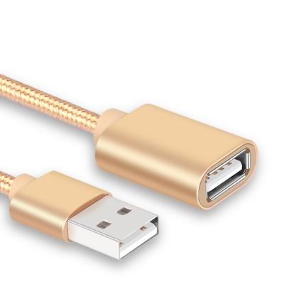 China Camera Ready Product Functional Useful Common USB Male To Female Nylon Braided Extension Cable for sale