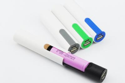 China usb external battery Cell Phone Power Bank 5600mah tube cylinder for sale