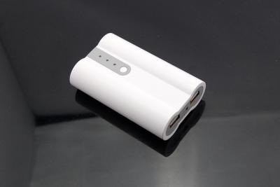 China tube cylinder Dual USB Power Bank ultra thin rechargeable phone charger for sale