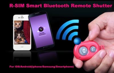 China universal Wireless self - timer bluetooth remote shutter for taking photos for sale