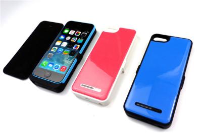 China Iphone5c high Capacity External Battery Case Emergency BackUp Charger for sale