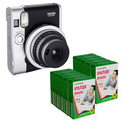 China De zwarte mini 90 Neo/Klassieke Polariod Onmiddellijke Camera van Fuji Fujifilm Instax Te koop