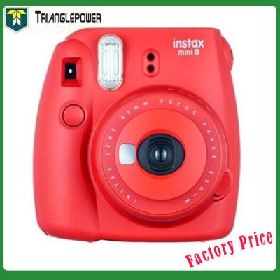 Chine Polaroïd d'instant du checki 8 d'appareil-photo rouge de FujiFilm Instax de framboise mini à vendre