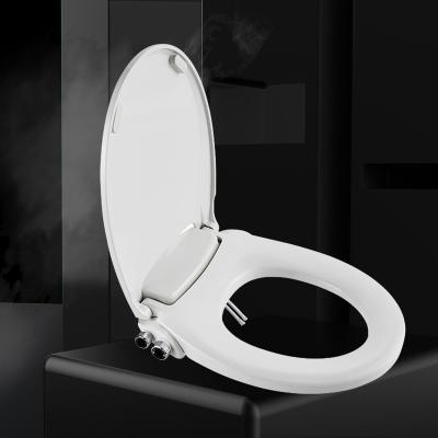 China AQUATOWN Automatic Hot And Cold Water Spout Self Cleaning Round Shape Bidet Toilet Seat For Toilet for sale