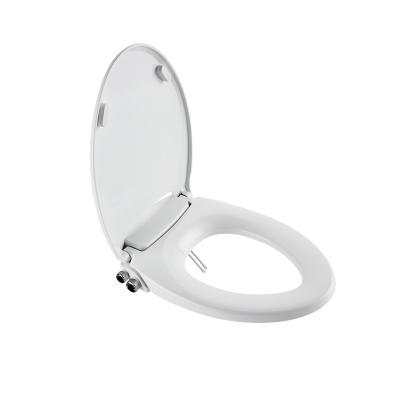 China Auto Spout Self Cleaning Oval Toilet Hot And Cold Bidet Toilet Seat for sale