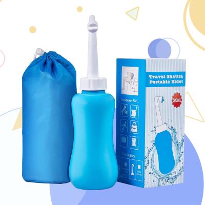 China 600ml Non-Electric Peri Bottle Portable Non-Electric Bidet for sale