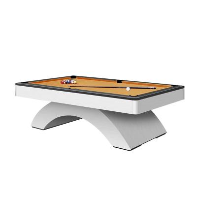 China Automatic collecting ball Solid wood Arch Leg Rainbow Pool Billiard Table indoor pool table for sale for sale