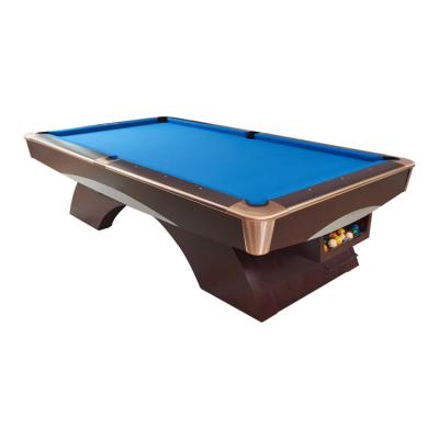 China Automatic collecting ball New trend popular solid wood Arch Leg Rainbow Pool Billiard Table biliard pool tables for sale for sale