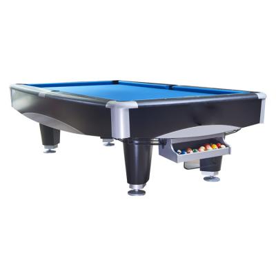 China Billiards and ping-pong go one High quality indoor pool game 8ft 9ft solid wood marble slate billiard pool table for sale