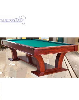 China Billiard table with dining American standard adult black 8 ball cut out billiard table top and tennis table top household billiard table for sale