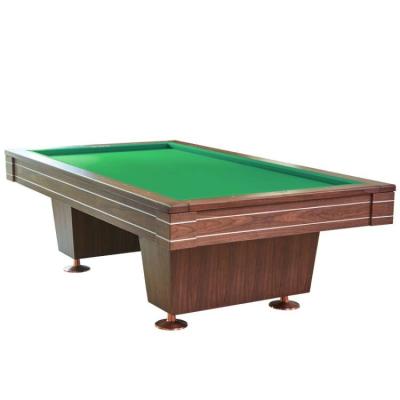 China Leather& Iron best selling factory wholesale price frame slate 9ft carom solid wood marble pool table from factory wholesale price for sale