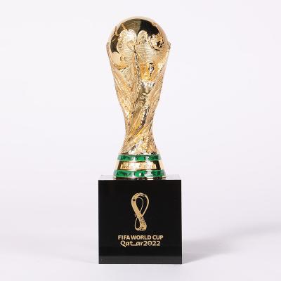 China Global Trophy Model FWC World Cup 2022 Football Official Licensed 70mm With Pedestal for sale