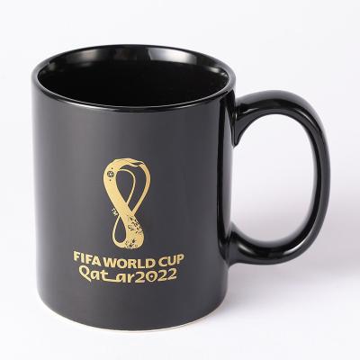 China Ceramic World Cup Mugs FWC World Cup Soccer Qatar 2022 Official Authorized With Logo for sale