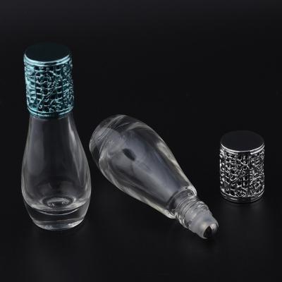 China Personal Care MUB fashion hot sale fancy and lovely 12ml roller bottle,rollerball bottle with metal cap for sale