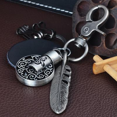 China Wholesale Antique Aroma MUB Ribbon Feather Essential Oil Pendant Key Chain, Aroma Aromatherapy Diffuser Pendant for sale