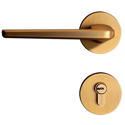 China Modern Luxury Modern Door Lever Handle Door Knobs Handle Lock Handle Door Lock Set for sale