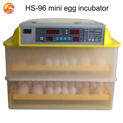 China Mini Farms Best Quality Mini Incubator 96 Egg Incubator With Inverter for sale