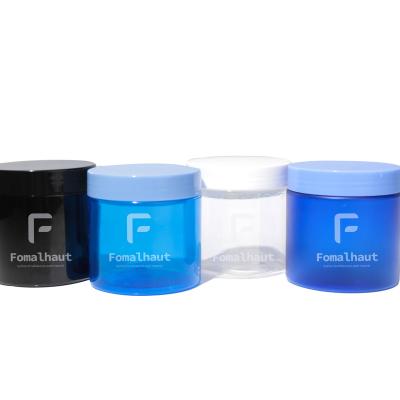 China Food Cosmetic Wholesale Cosmetic Skin Care Make Up 200mL Customized Color Packaging PET Jar Frosted for sale