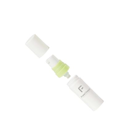 China Fomalhaut Cosmetic Container PCR-PP Eco-friendly Plastic White Airless 10ml Bottle For Serum for sale