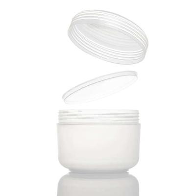 China Wholesale Clear Cosmetic Cream Hair Creams PP Plastic Cosmetic Face Cream Jars for sale