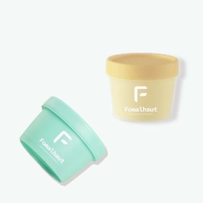 China Fomalhaut Round 45ml 50ml Cosmetic Container Environmental Friendly Material Colorful Sugarcane Cosmetic Jar for sale