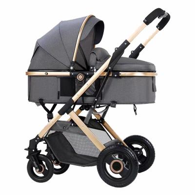 China Easy Folding Portable Baby Stroller Baby Stroller Luxury Baby Stroller with En1888 Baby Strollers OEM Customized Steel  Frame Compact Folding Size for sale