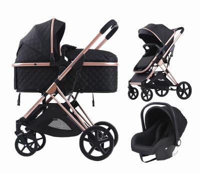 China Multi-function Purpose Luxury foldable Baby Stroller 3 in 1 with En1888 best price and high quality for sale