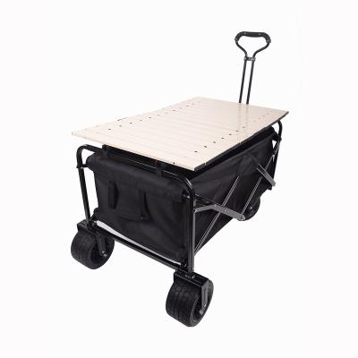 China Modern Desgin Baby Wagon Stroller Beach Trolley Cart Camping Folding Wagon Picnic Shopping Wagon Stroller Garden Carts with table for sale