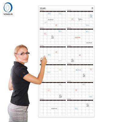 China Whiteboard Calendar 023-5B1 Wet Dry Erase Calendar Dry Erase Whiteboard Calendar Dry Erase Calendar Large Premium Monthly Calendar Monthly Or Dry Erase Calendar for sale