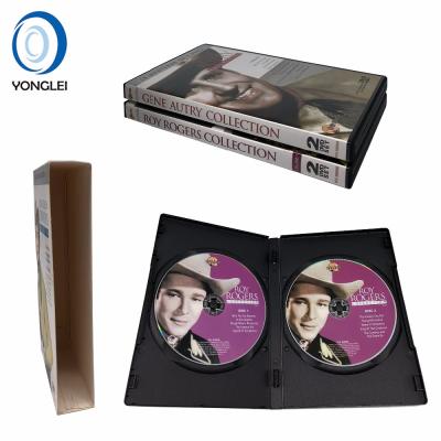 China 100% Virgin DVD Material Duplication And Reproduction DVD Printing Packaging With DVD Case for sale