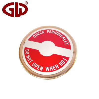 China GW851 Iron Car Cooling System Parts Auto Radiator Cap for sale