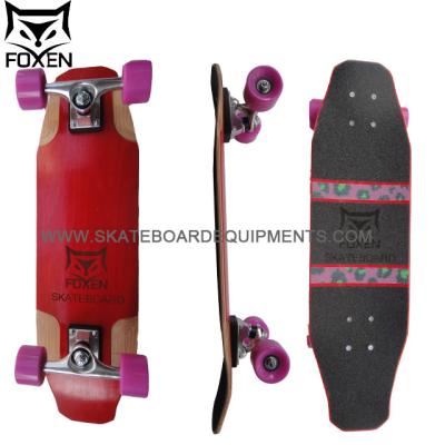 China Deluxe Longboard Foxen xinda factory, 104 cm, 9 layers Canadian Maple, Drop Down for sale