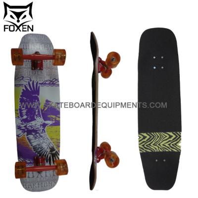 China xinda factory Foxen supply Longboard Silver Bird 32.35 7 layers canadian Drop Down skateboard for sale