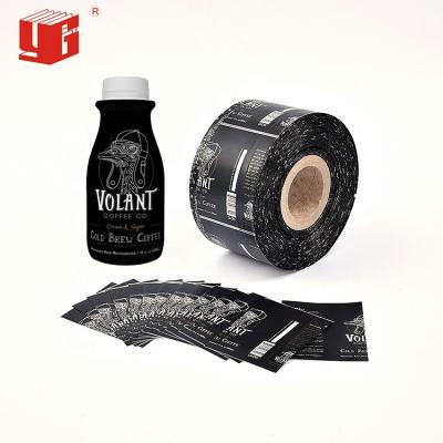 China Craft Beer Can Soft Drinks Beverage Heat Sensitive Coffee Can PVC PET OPS Heat Shrink Sleeve Label for sale