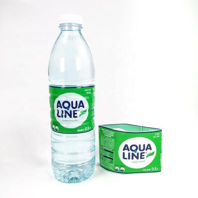 China GH-Printing Heat Sensitive Packing PVC Shrink Wrap Sleeve High Quality Tape Label For Soda Bottle Water Water Labels for sale